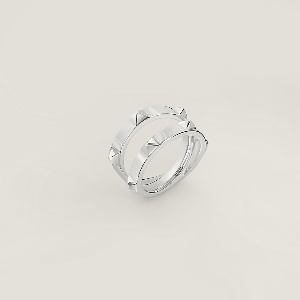 Hermès Clou d'H ring - Silver | Hermès Macau SAR
